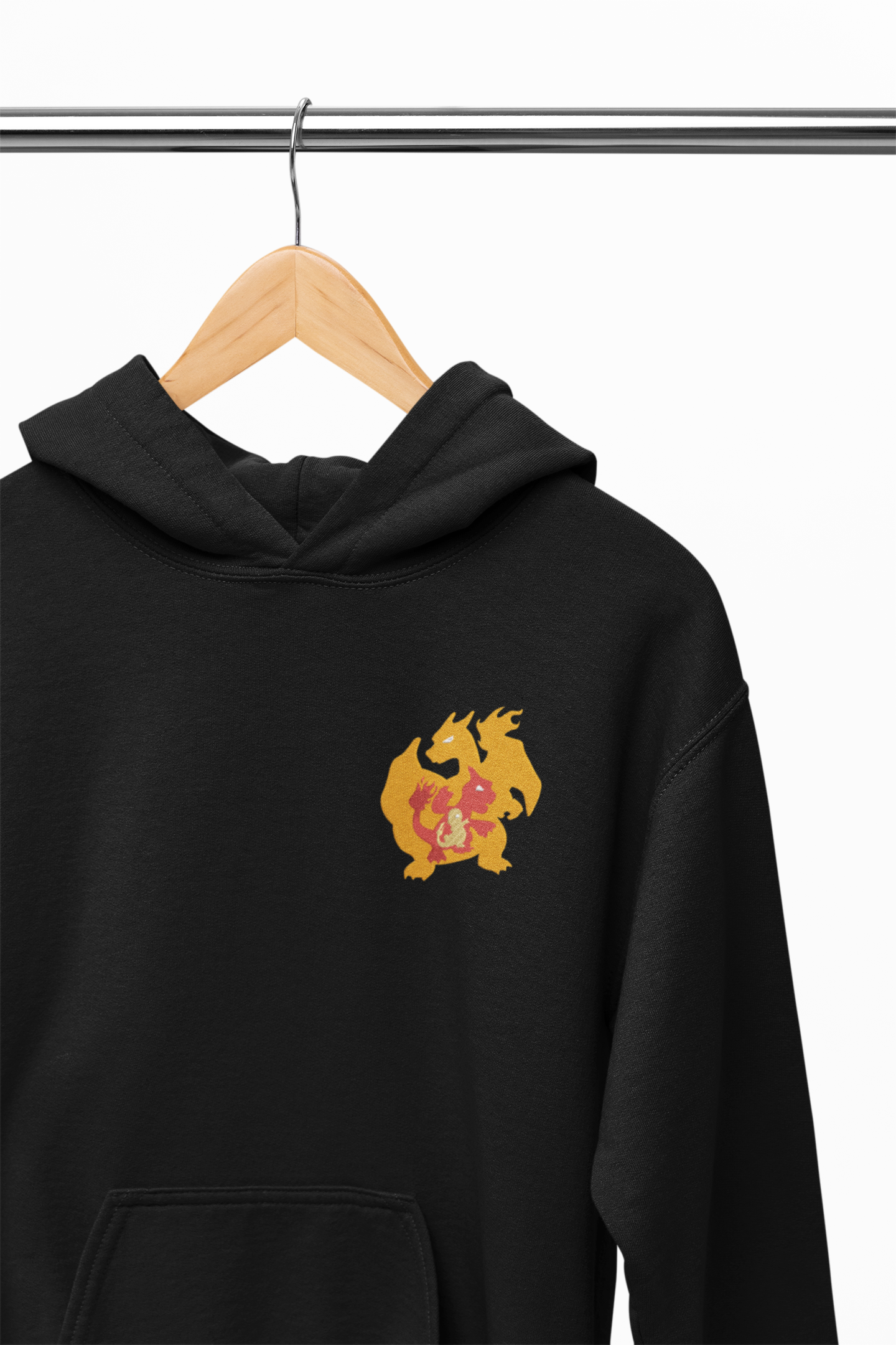 Sweat a manche longue - Illustration Dracaufeu